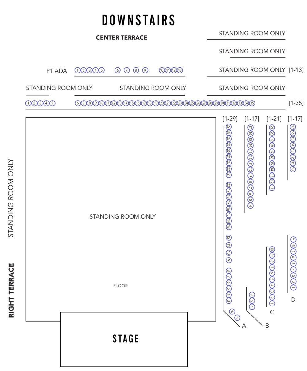 Seating Chart – THE SOUND